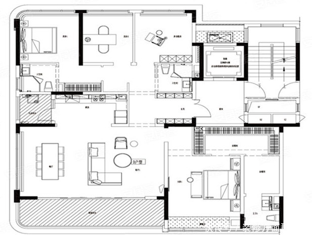 床头|198㎡现代简约风惬意与温馨浪漫的舒适气氛,令人惬意而自然