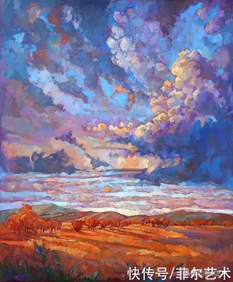 油画|美国女画家艾琳·汉森笔下色彩丰富的风景油画，美极了