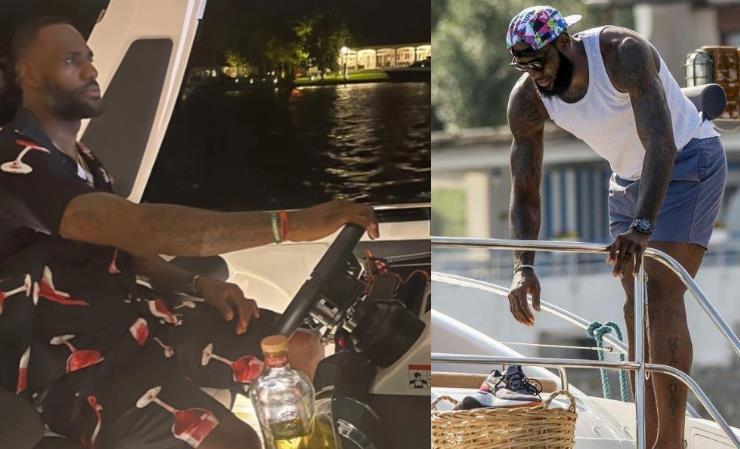 有钱人|太奢靡!詹皇深夜穿睡衣开2000万快艇,豪饮烈酒,有钱人的世界