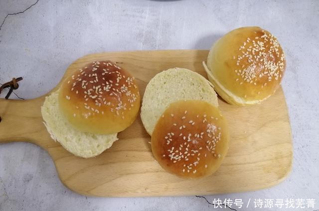 好吃|汉堡这样做,简单快手,一口下去满满都是料,比外卖好吃多了