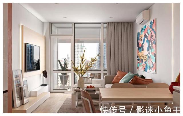 舒适|56㎡的精致小户型，也可以有浴缸和衣帽间，敞亮又舒适！