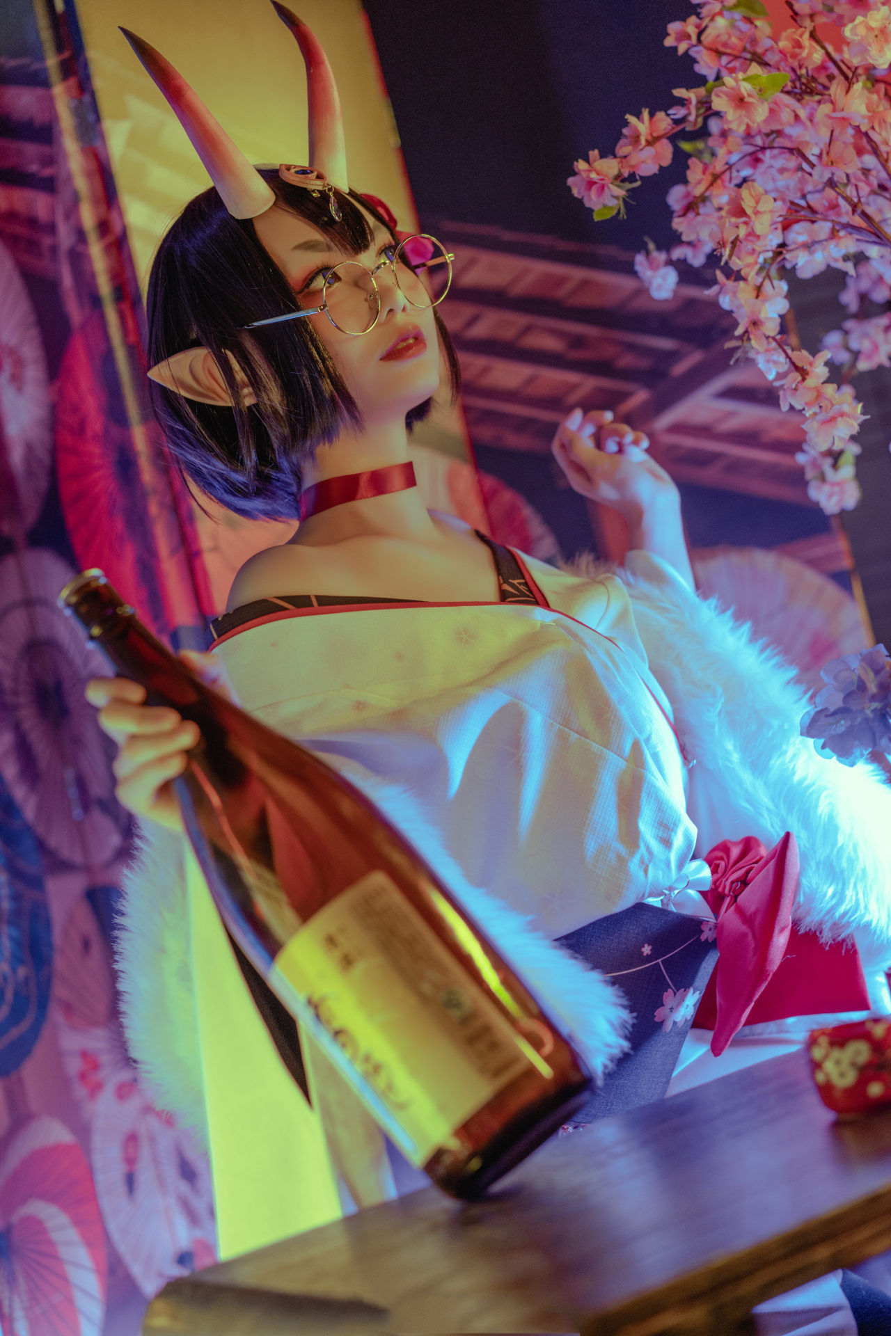 酒吞童子|Fgo酒吞童子，冬祭礼装cosplay