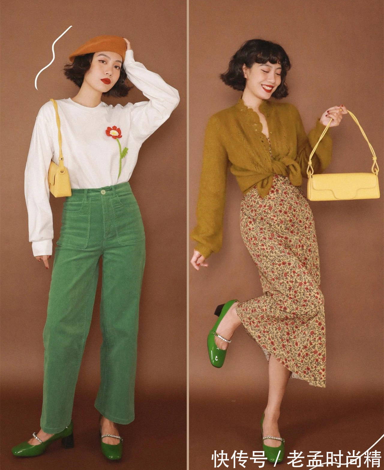 背带裤 今年火了“复古风”穿法,时髦摩登还很高级