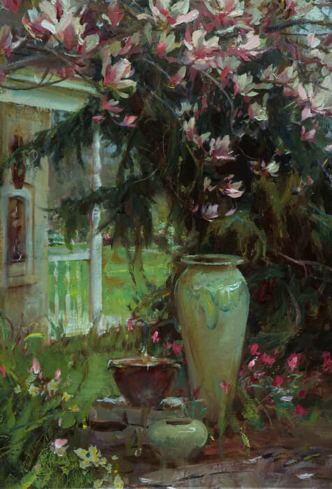 丹尼尔·夫·捷哈兹&美国艺术家丹尼尔·夫·捷哈兹油画中令人怦然心动的美人