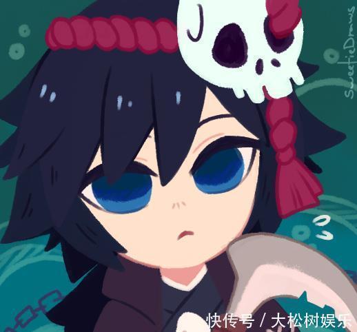 富冈义勇|“鬼化”《鬼灭之刃》鬼杀队,炭治郎变狼人,蜜璃变狐妖