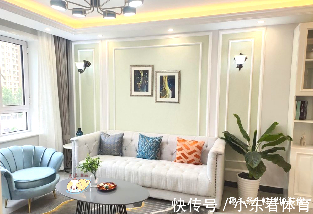 沙发|晒晒刚完工70㎡新房,这才是年轻人想要的装修,简洁好看又清新