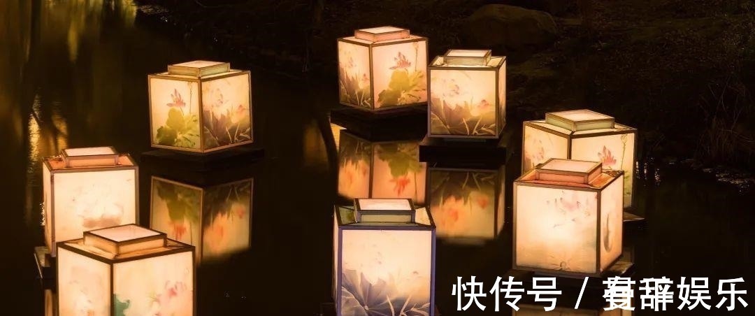 中元节&中元节:点一盏心灯,愿天上的亲人一切安好!