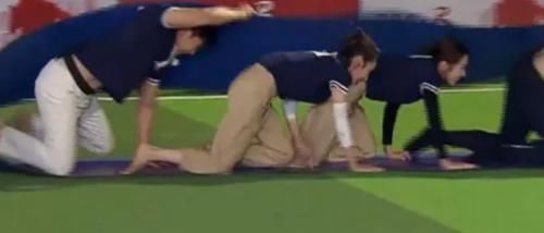 张大大|跑男游戏有毒,黄龄惨遭张大大咸猪手,baby看到以后吓得不敢玩了