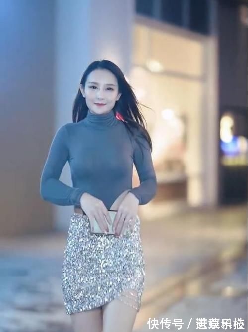 连体衣 连体衣搭配银色包臀裙,让这姐姐成为焦点,简直太性感