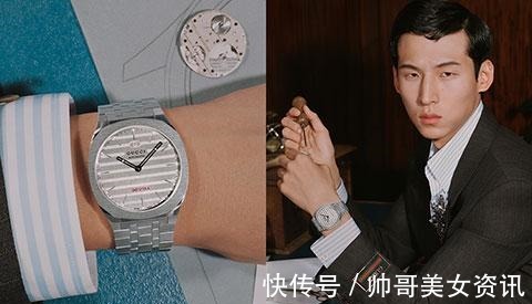 超薄 古驰发布全新GUCCI 25H系列腕表广告形象大片!