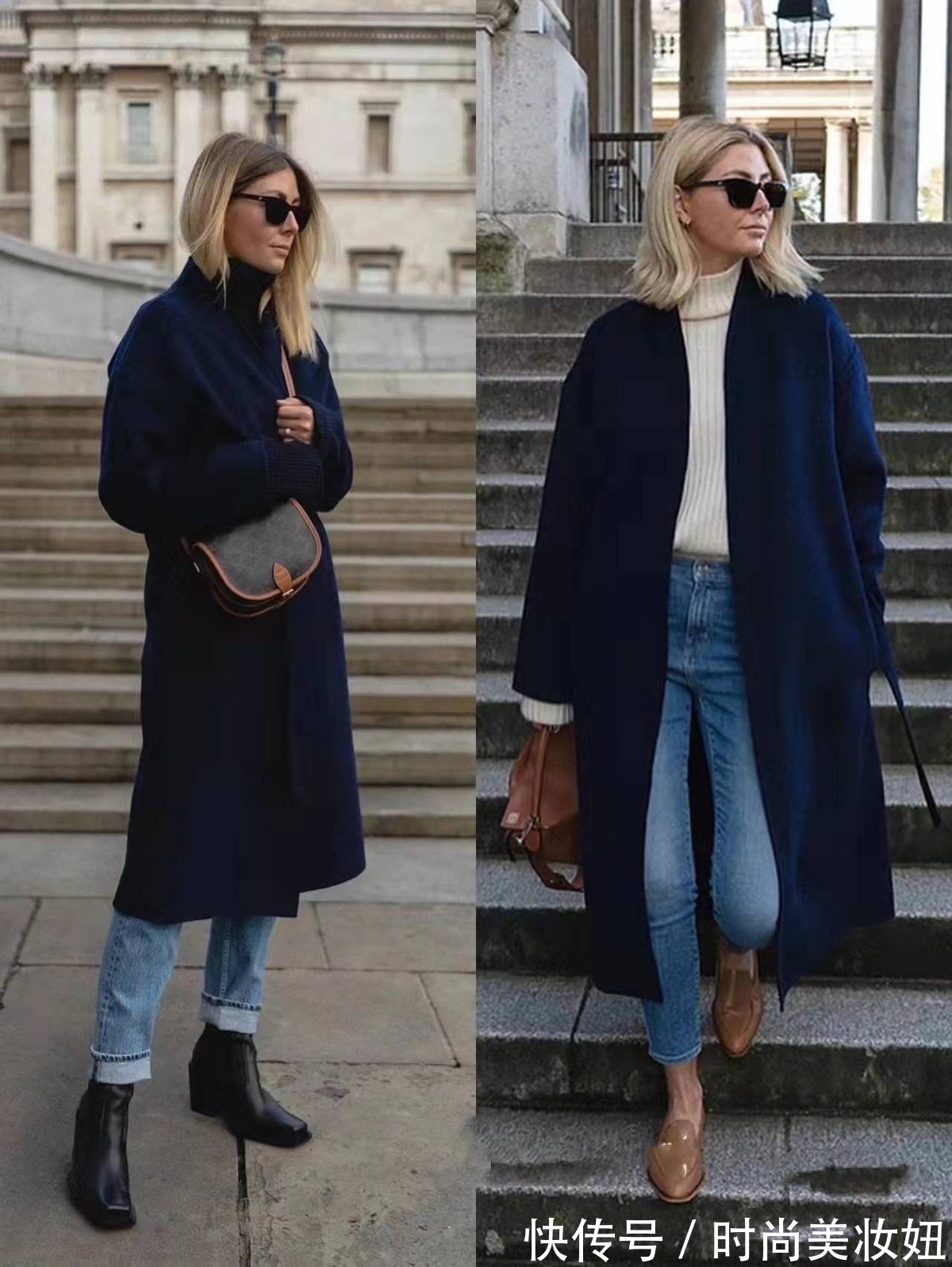 出镜率 原来“时髦精”冬天都穿大衣,保暖百搭又洋气,照着穿好时髦