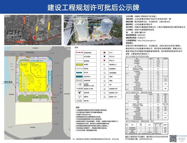 规划许可|边庄片区E地块项目一期建设工程规划许可批后公示！