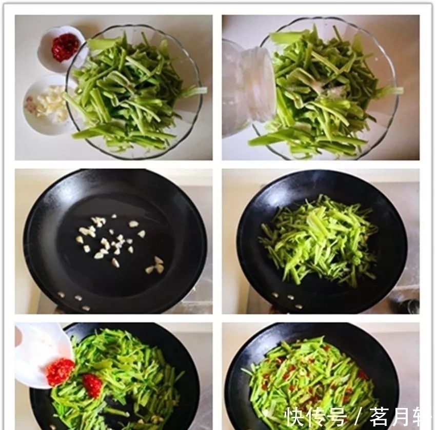 空心菜梗|它是碱性食物,常吃除口臭排宿便肠道畅通了,可惜很多人不知道