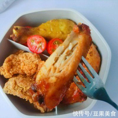 便当|#巨下饭的家常菜#炸鸡便当