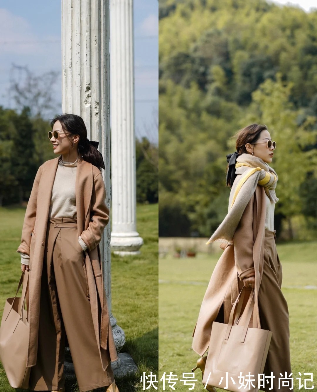 打底衫|初冬显瘦又保暖的大衣叠穿技巧, 这样穿的人时髦度都提升1倍!