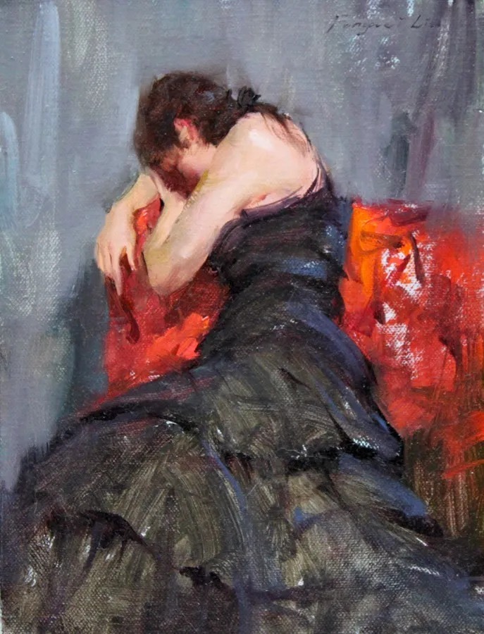 笔力独到，气势如虹，看看这二位的油画