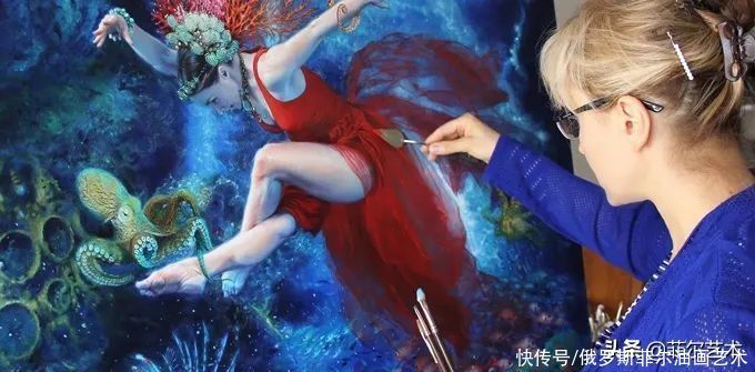 曼努克&自然野性！亚美尼亚女艺术家曼努克的唯美油画作品欣赏