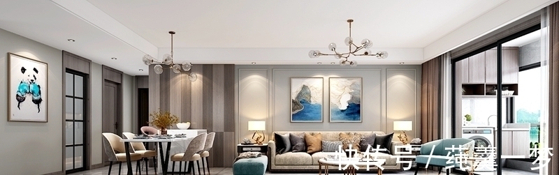 轻奢|130㎡现代轻奢完工,比样板间还漂亮,多功能电视墙超实用,满分!