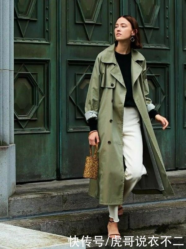 过年“风衣”这么搭，简约大气到骨子里，这才是时髦精该有的打扮