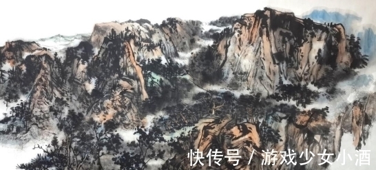 娄师白#古风新韵 意境深远——画家张卫军山水作品赏析