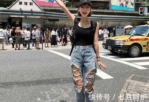 牛仔裤|小姐姐穿上牛仔裤,提升了时尚气息范,尽显女神气质!