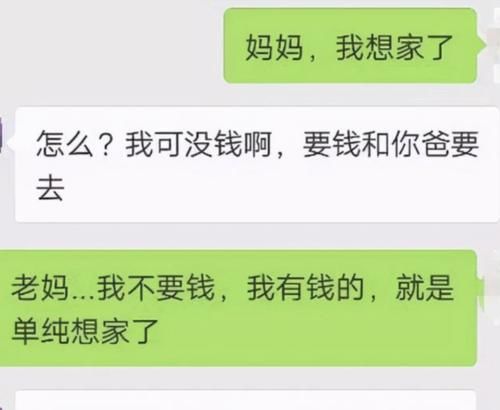 大学生晒讨生活费的截图，家长看完秒懂，网友：下次试试