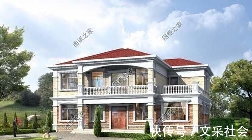 户型|五开间二层自建房布局图,看了谁还在城里买房啊