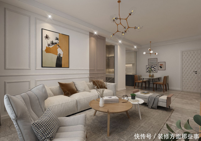 家居|100平现代二居室,装修完邻居争相来模仿