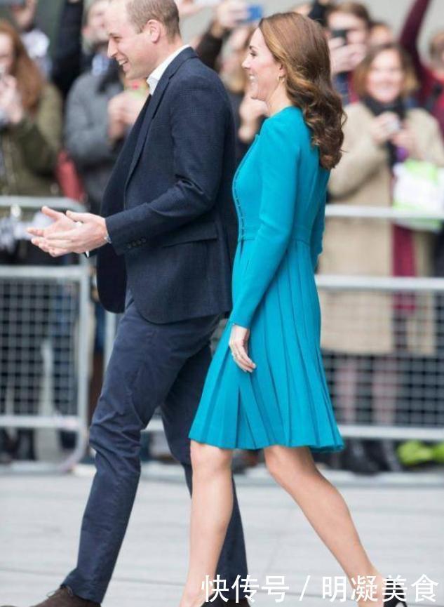 凯特王妃又穿百褶裙，这次只是换个颜色，竟比六年前还显年轻