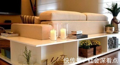 沙发|老婆找木工做了个架子,放在沙发后面,完工效果连师傅都夸!
