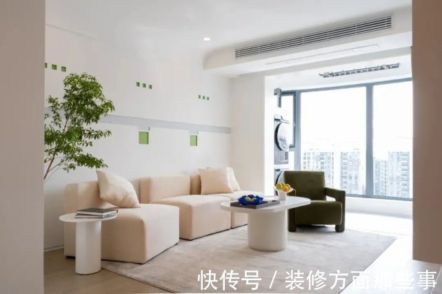 小茶几|93㎡现代两居,客厅无主灯设计清爽简约、舒适干净小家