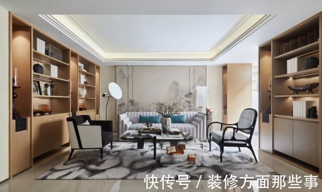 饱和度|173㎡轻奢新中式,古典和现代的碰撞,唯美浪漫!