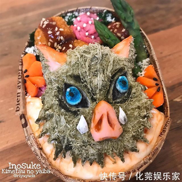 鳞泷|食物能量点满鬼灭之刃角色便当,这么精美怎么舍得吃的下去