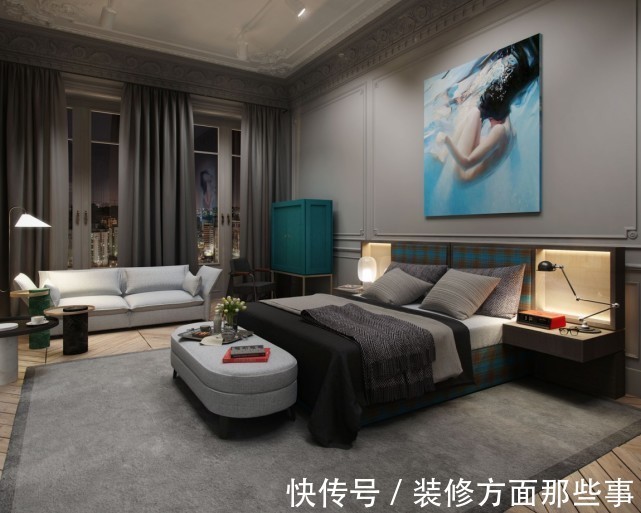 客厅|99平欧式混搭风三居室，低奢的一见倾心！