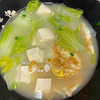 粉丝豆腐汤|白菜粉丝豆腐汤