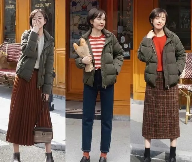 懂穿搭的女人才会美！今冬超火羽绒服搭配示范：高级又耐看！