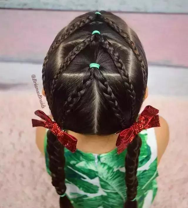 编发 72款好看的儿童编发,有闺女了就要给她编这样的发型,宝妈快收藏
