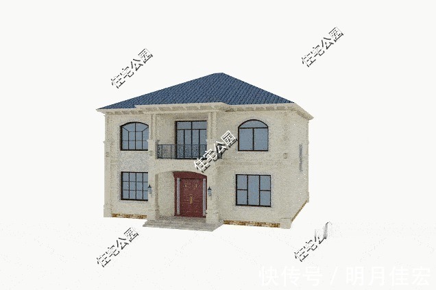 别墅|户型方正格局好,回农村盖一栋这样的12×12米小别墅,养老好去处