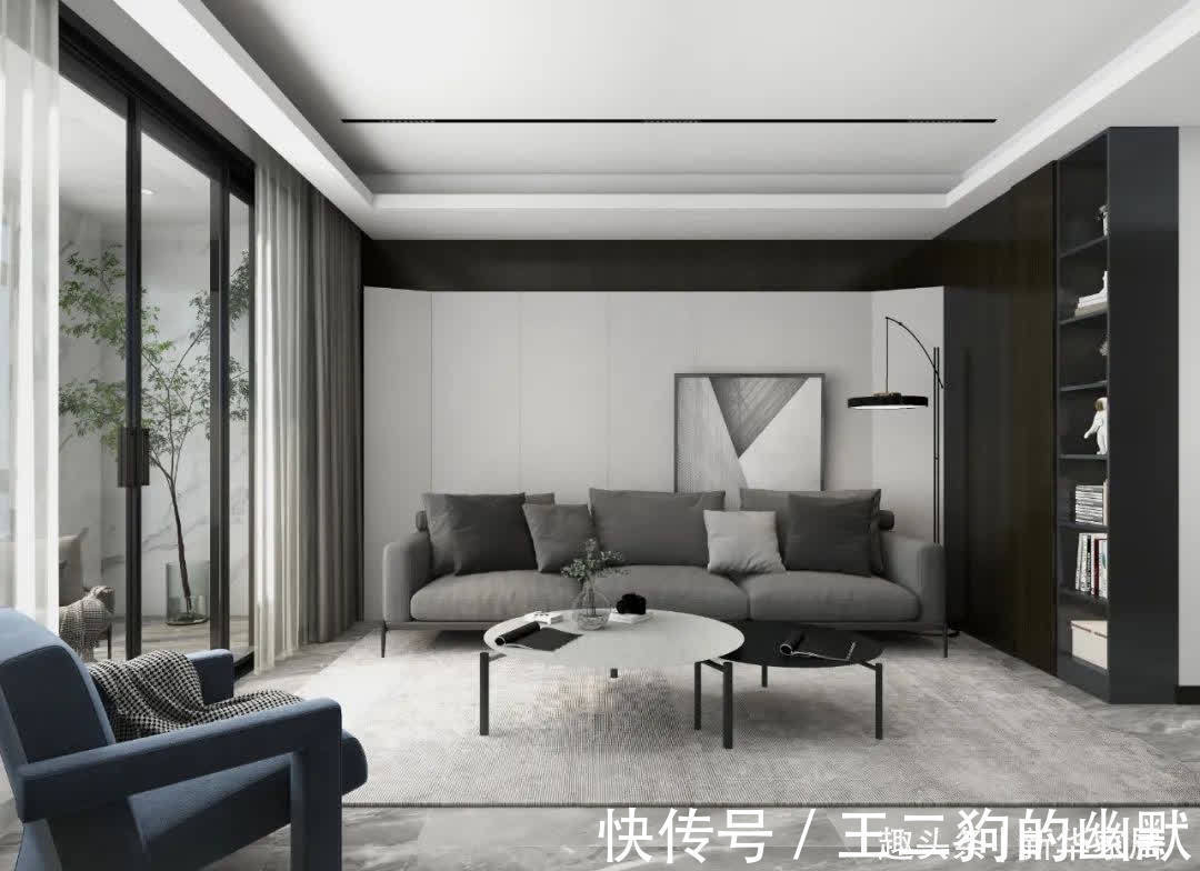 户型|这样的高颜值“黑白灰”设计,大小户型都适合!