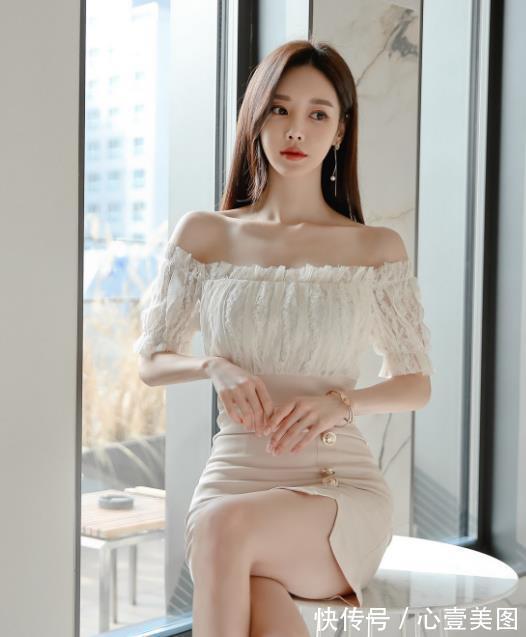 文艺裙|女神孙允珠高清时尚搭配:香肩流苏扇叶清纯花雪文艺裙