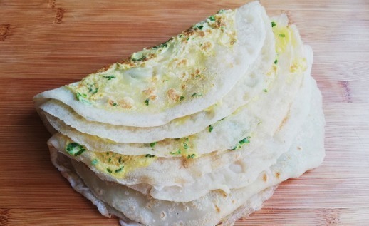 葱花鸡蛋饼|3个鸡蛋,一碗面,教你15分钟解决全家早餐,简单好吃,详细做法
