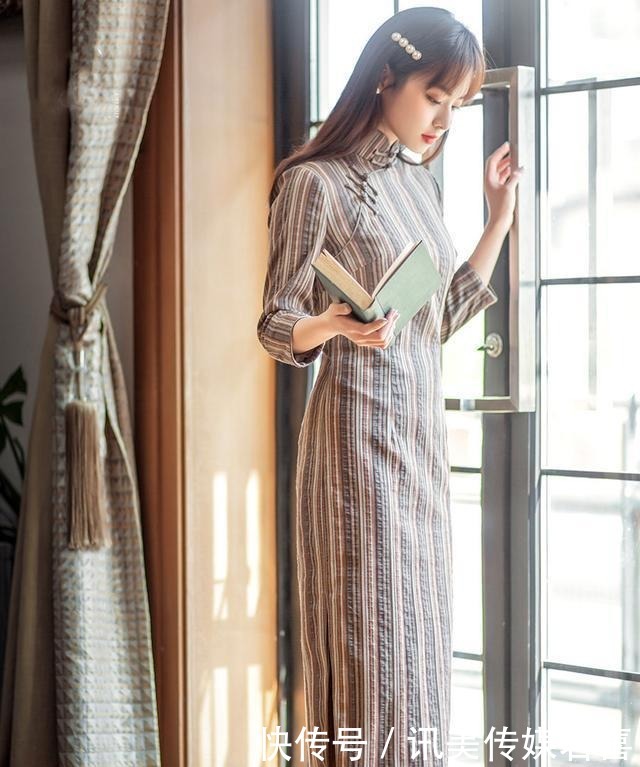 “A字裙”过时了，今年开春流行的是“旗袍”，这也太美了吧