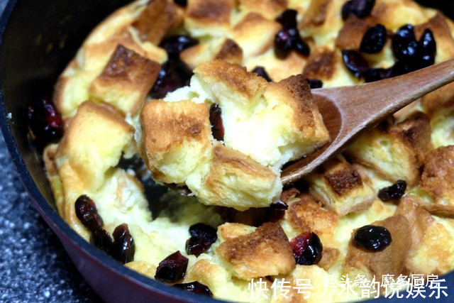 剩面包换个吃法，加两个鸡蛋半袋牛奶，变身美味甜品，孩子更喜欢