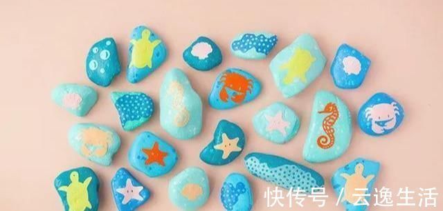 彩纸!捡些石头回家,再也不为手工课作业愁附5个DIY石头彩绘教程