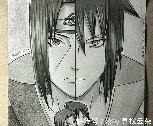 带土|大佬用一支铅笔征服无数漫迷,手绘《火影忍者》拼贴图,超炫酷!