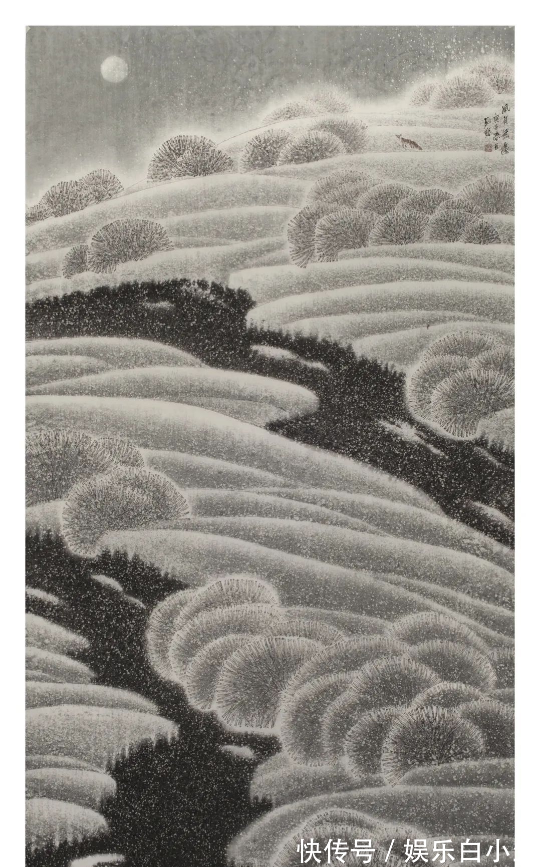 作品#万家共盛世 明月话团圆‖刘齐中国画作品欣赏