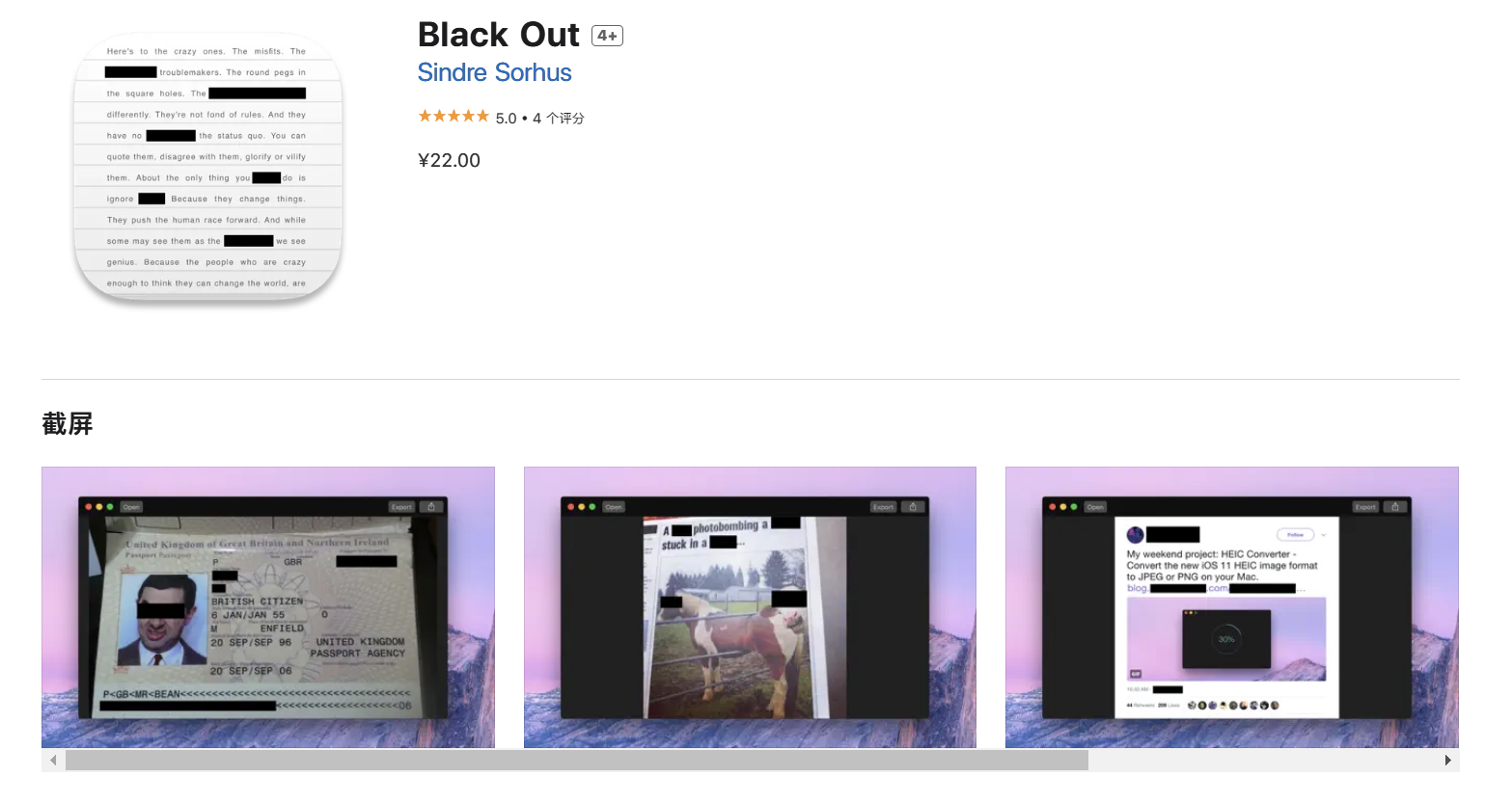 Black Out for Mac v2.3.1 MAS 隐藏图片中的敏感信息-无忧下载