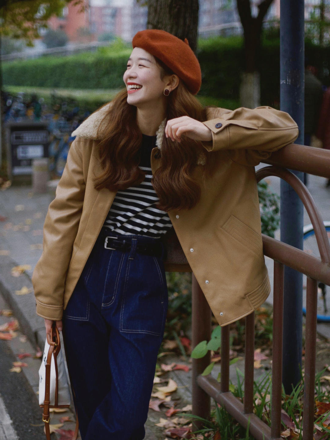 黄色系|冬季想耍帅,就试试“夹克”,又美又飒,160cm小个子也能驾驭