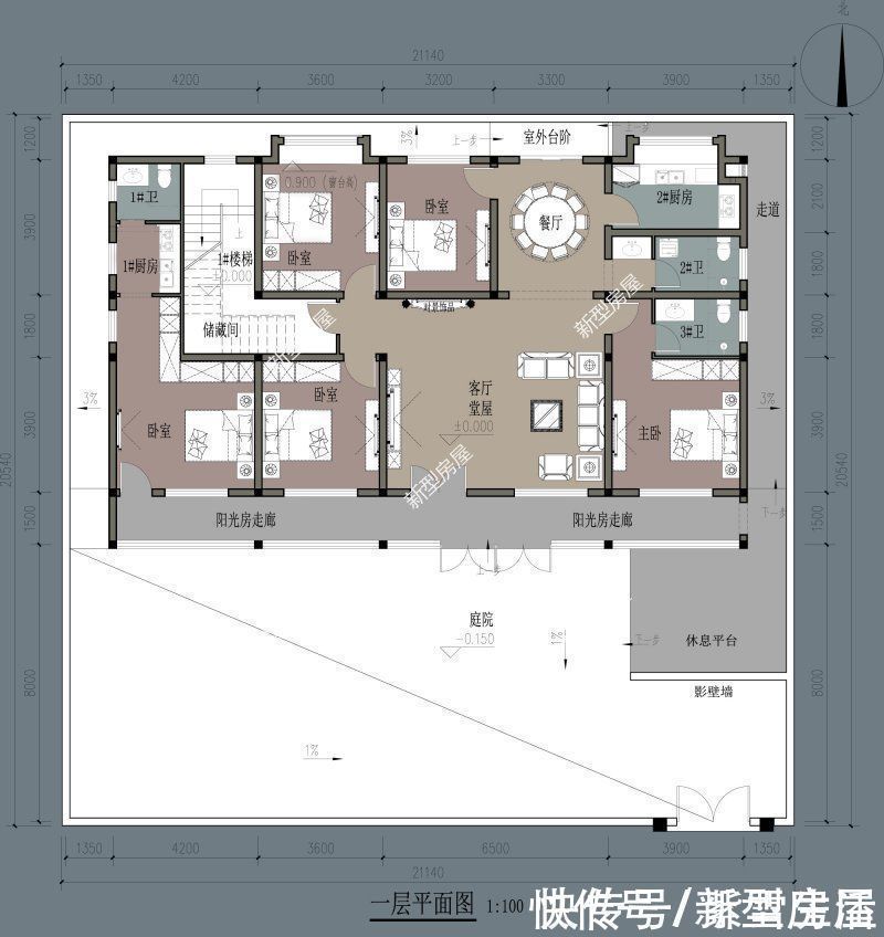 农村|农村盖房高度不能超10米,这样建邻居都点赞,第6套只需20万