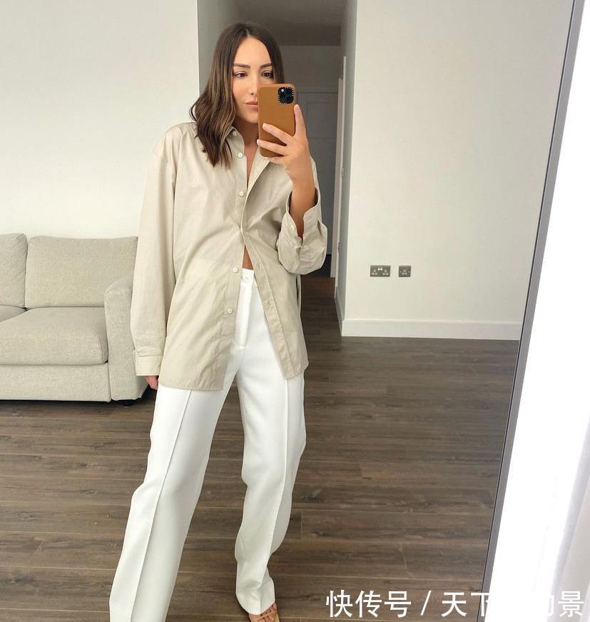 艾利|简单衬衫也能穿出迷人气质,属于职场女孩的时尚单品,必须有它